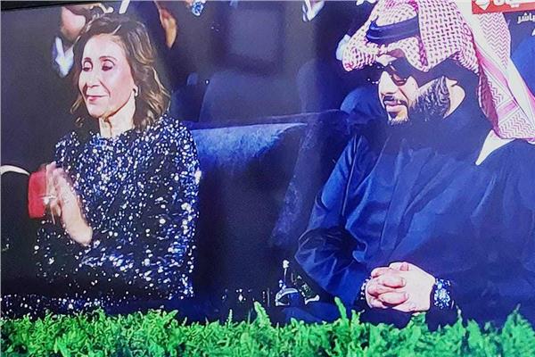 وزيرة الثقافة وتركي آل الشيخ يحضران حفل «ليالي سعودية مصرية»