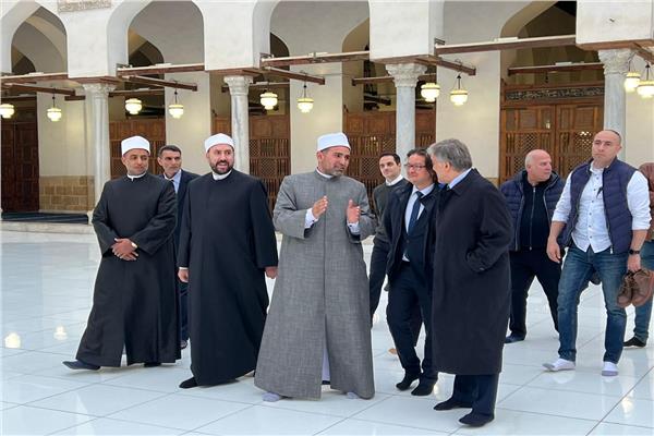 رئيس تركيا السابق عبد الله غول يزور الجامع الأزهر