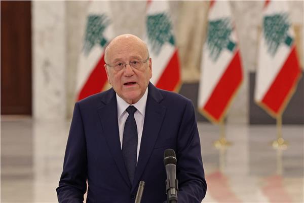 نجيب ميقاتي رئيس حكومة تصريف الأعمال اللبنانية