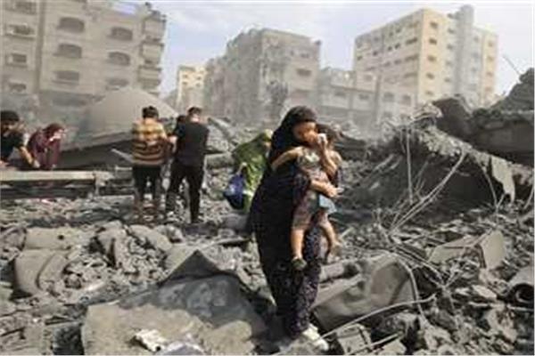 قصف طيران الاحتلال لمنزل في غزة