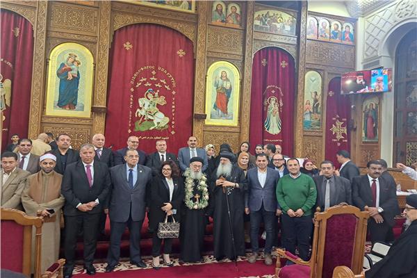  احتفالية اليوبيل الذهبي لسيامة القمص أرسانيوس عوض بكنيسة ماري جرجس