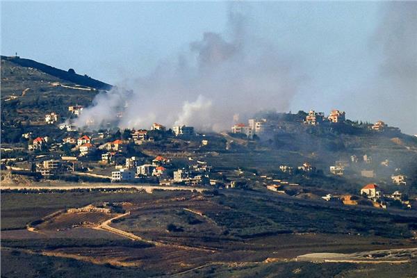 قصف مستوطنة ميرون جنوبي لبنان بعشرات الصوايخ