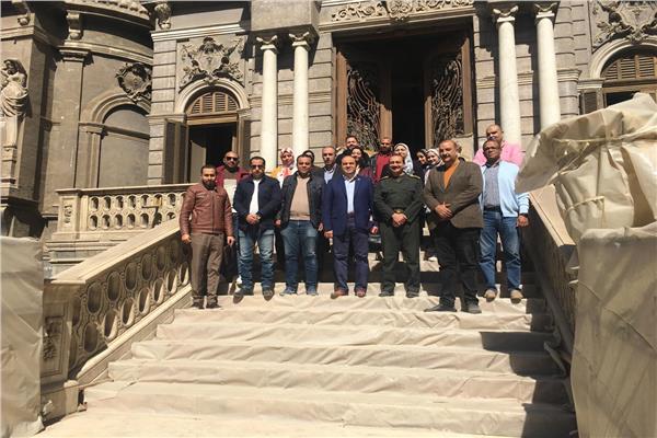 متابعة آخر مستجدات مشروع ترميم قصر حبيب باشا السكاكيني