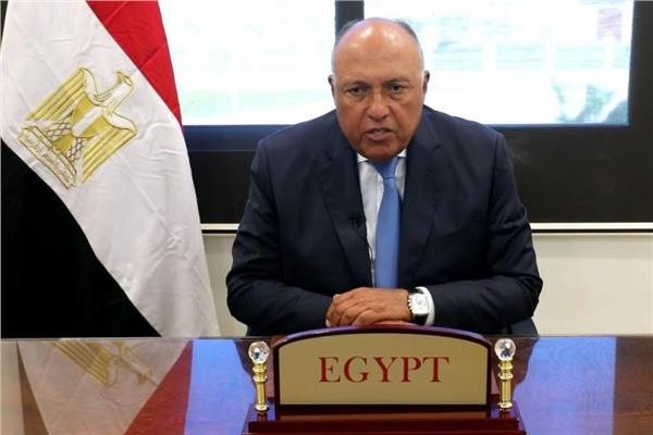 وزير الخارجية يستقبل وفد غرفة التجارة الأمريكية بمصر يستقبل وفد غرفة التجارة الأمريكية بمصر