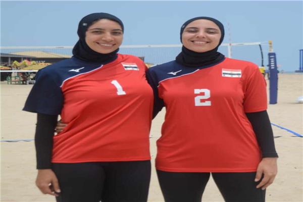 لاعبات المنتخب المصري لكرة الطائرة للسيدات