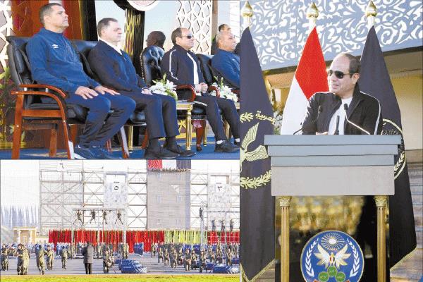 الرئيس عبد الفتاح السيسى أن الدولة اتخذت خطوات لتحسين وتطوير وإصلاح الموقف الاقتصادى