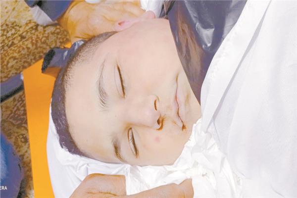 جثمان الشهيد الطفل رامي