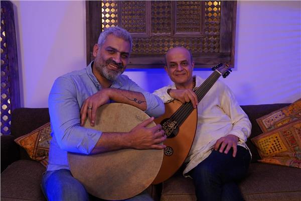 الموسيقار باسم درويش مع الفنان هاني عادل
