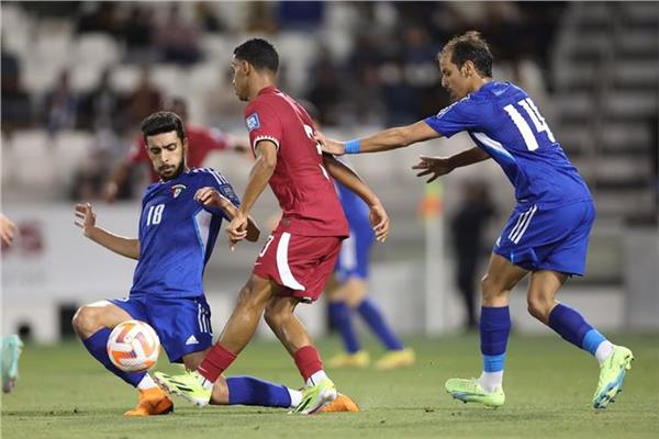 مباراة قطر والكويت_ أرشيفية