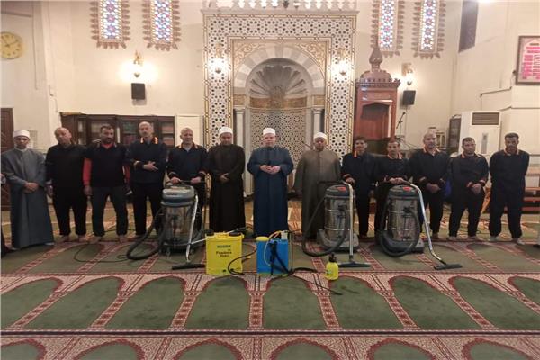  حملة النظافة المكبرة لمساجد الاعتكاف