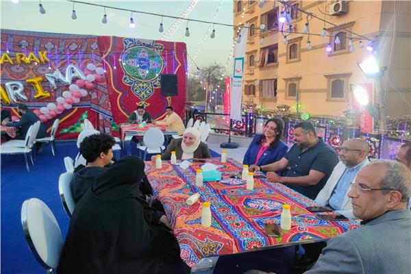محافظ  القاهرة تحضر في مائدة إفطار مؤسسة حياة كريمة