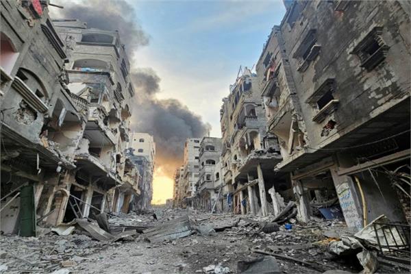 اثار الدمار في قطاع غزة - أرشيفية 