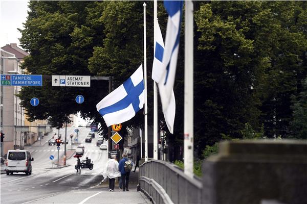 تنكيس الأعلام في فنلندا 