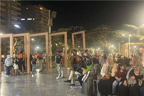 كورنيش النيل بمدينة المنيا في ثاني أيام عيد الفطر المبارك