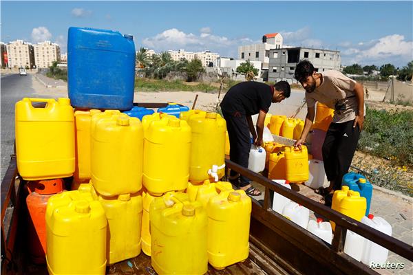  المياه في غزة 
