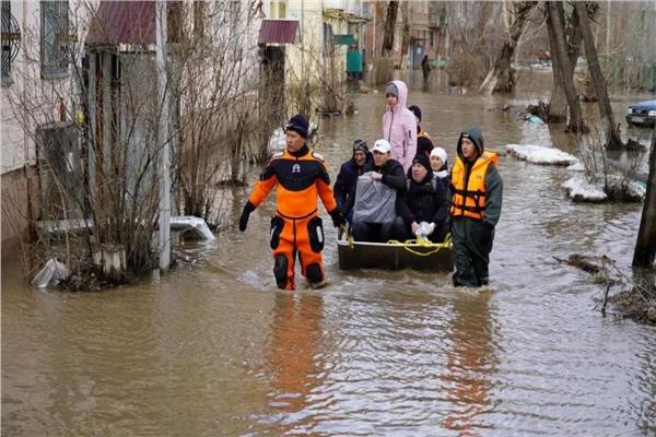 صورة أرشيفية - الفيضانات في كازاخستان