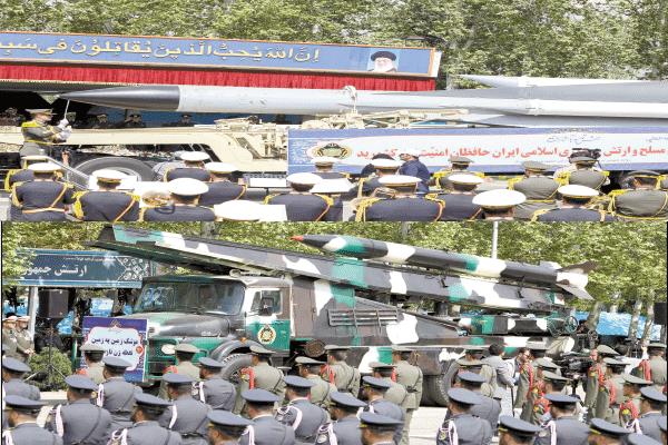 جانب من العرض العسكرى فى العاصمة طهران