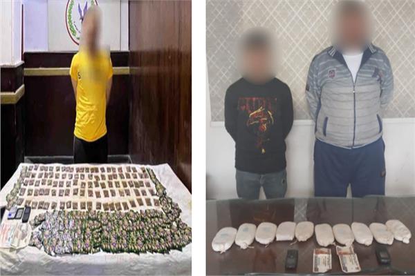 ضبط 6 عاطلين بحوزتهم 5 كيلو مخدرات بالقاهرة 