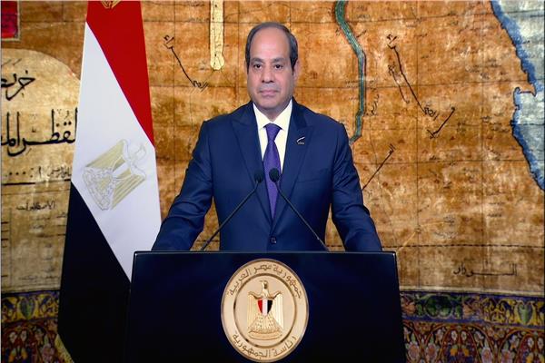 ملحمة بطولة وفداء.. نص كلمة الرئيس السيسي في الذكرى الـ 42 لتحرير سيناء 