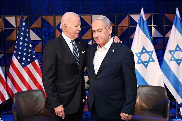رئيس الوزراء الإسرائيلي بنيامين نتنياهو والرئيس الأمريكي جو بايد