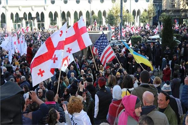 جورجيا: القبض على 63 شخصًا إثر اشتباكات بين الشرطة ومتظاهرين