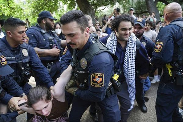 شرطة نيويورك تعتقل عدة أشخاص خلال مشاركتهم في مظاهرة داعمة لفلسطين