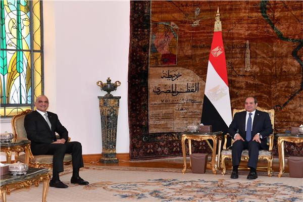 الرئيس السيسي ورئيس الوزراء الأردني