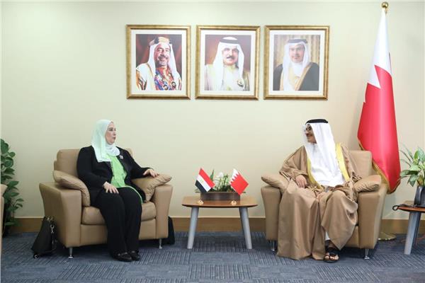 وزيرة التضامن الاجتماعي تلتقي بنظيرها البحريني 