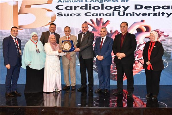 افتتاح المؤتمر السنوي لقسم القلب بكلية طب جامعة القناة في دورته ال 15