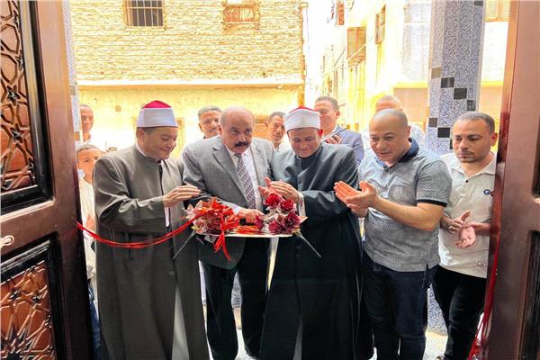 افتتاح مسجد الخولي بقرية بني حسين بعد إحلاله وتجديده
