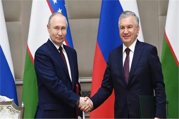 الرئيسان الروسي و الطشقندي