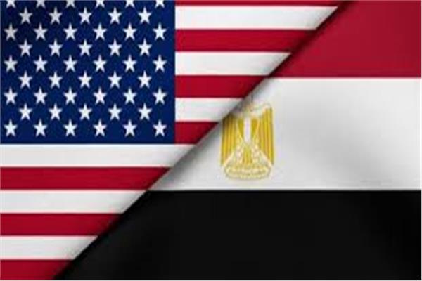 علم مصر وامريكا