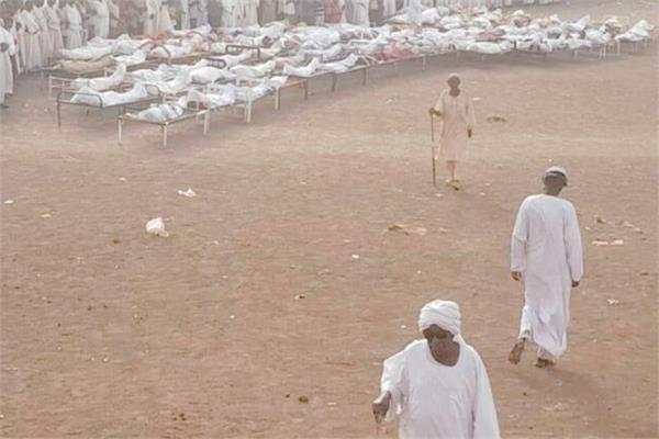 جثامين ضحايا هجوم «ود النورة» وسط السودان