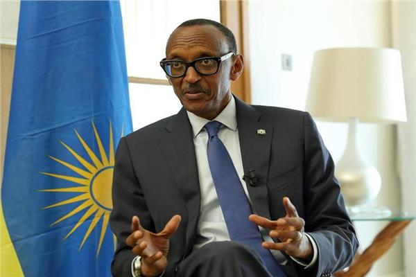بول كاغامي رئيس جمهورية رواندا 