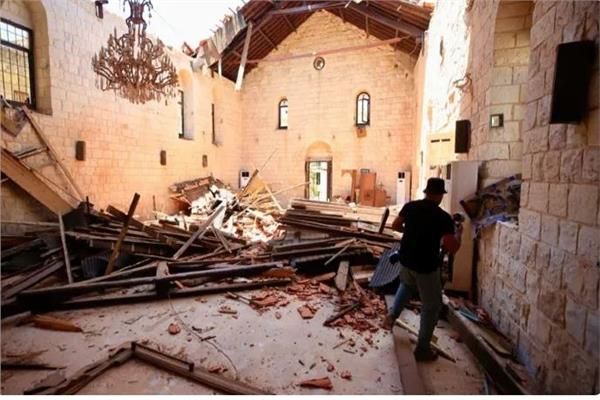 منزل محطم جراء غارات جوية إسرائيلية جنوبي لبنان