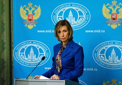الناطقة باسم وزارة الخارجية الروسية ماريا زخاروفا 