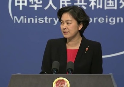  المتحدثة باسم وزارة الخارجية الصينية هوا تشان يينغ