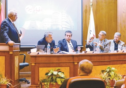 مناقشات جادة خلال الجلسة التحضيرية الأولى لمؤتمر جامعة القاهرة وأخبار اليوم