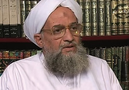 زعيم تنظيم القاعدة أيمن الظواهري 