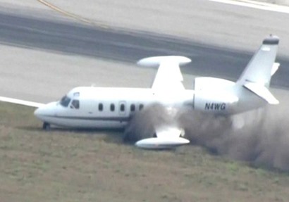 صورة من الفيديو للطائرة 