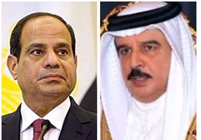 ملك البحرين والرئيس السيسي
