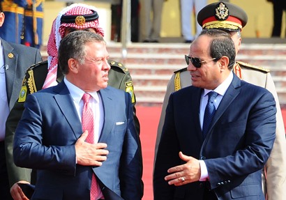 الرئيس السيسي و العاهل الأردني