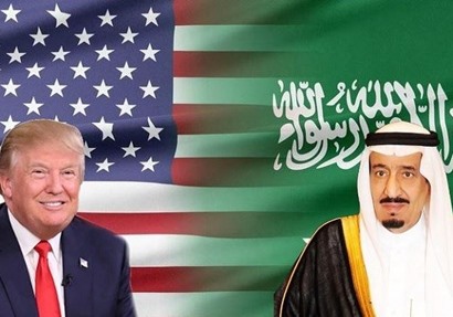 الملك سلمان بن عبدالعزيز و الرئيس الأمريكي دونالد ترامب