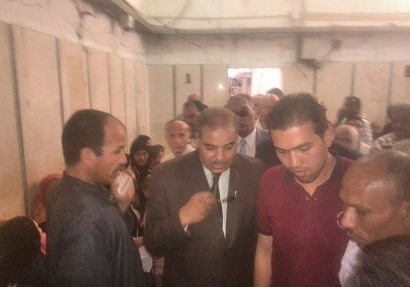 خلال جولة الدكتور محمد المحرصاوي بمستشفى الحسين