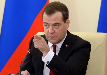  رئيس الوزراء الروسي ديمتري ميدفيديف