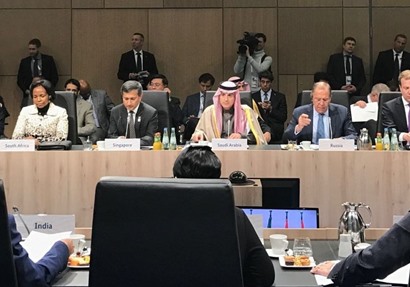  وزير الخارجية يرأس وفد المملكة في اجتماع وزراء خارجية قمة مجموعة العشرين