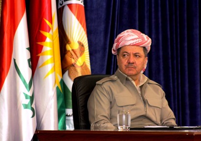 رئيس إقليم كردستان مسعود البارزاني