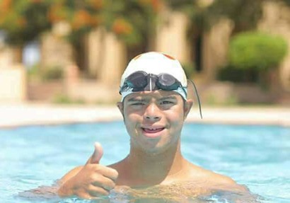 السباح المصرى محمد الحسيني 