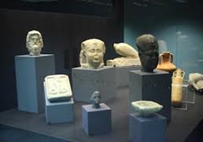 متحف الآثار بمكتبة الإسكندرية