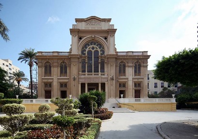 تجهز المعبد اليهودي في الإسكندرية